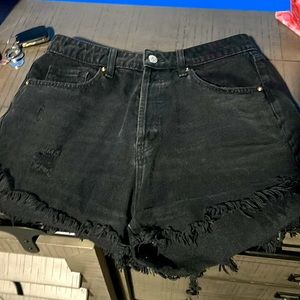 Target black shorts size 8